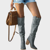 Diane | Botas de Caña Altas de Ante