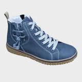 Lila | Botines con Cordones