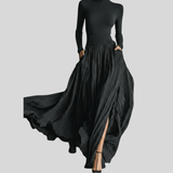 Raquel - Vestido maxi de cintura alta