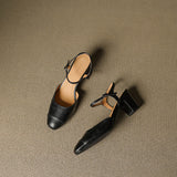 Tacones de Cuero Auténtico Valery
