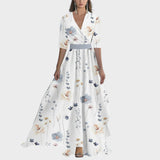 Helena | Maxivestido con deslumbrante estampado floral