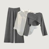Deni® | Conjunto Cómodo de Tres Piezas
