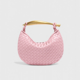 Gerda Bolso Woven con Asa Dorada