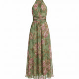 Vestido de Pétalos Verdes