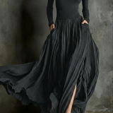 Raquel - Vestido maxi de cintura alta