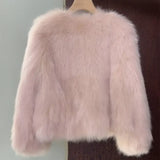 Aurora – Chaqueta corta de pelo sintético
